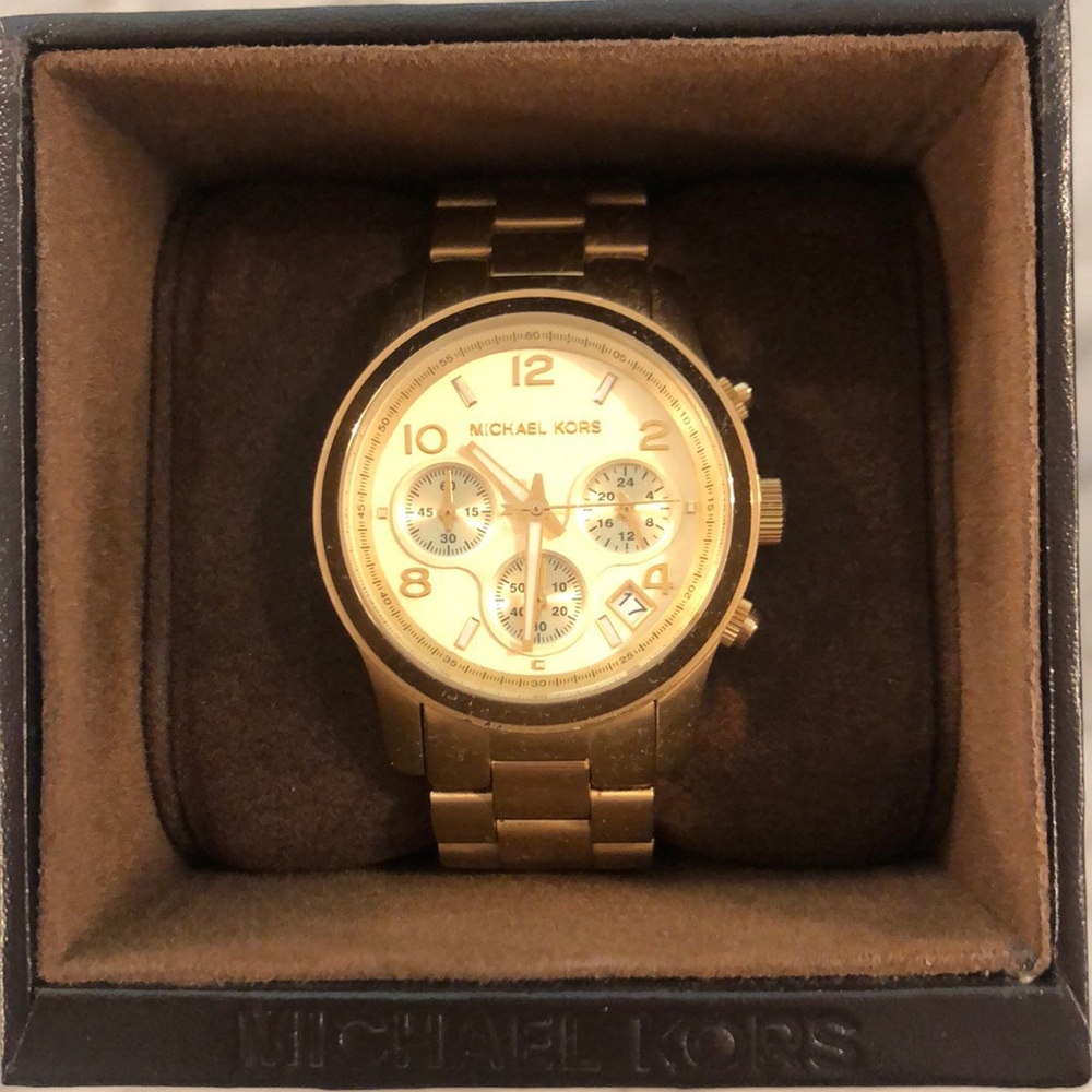 Michael Kora Gold Watch